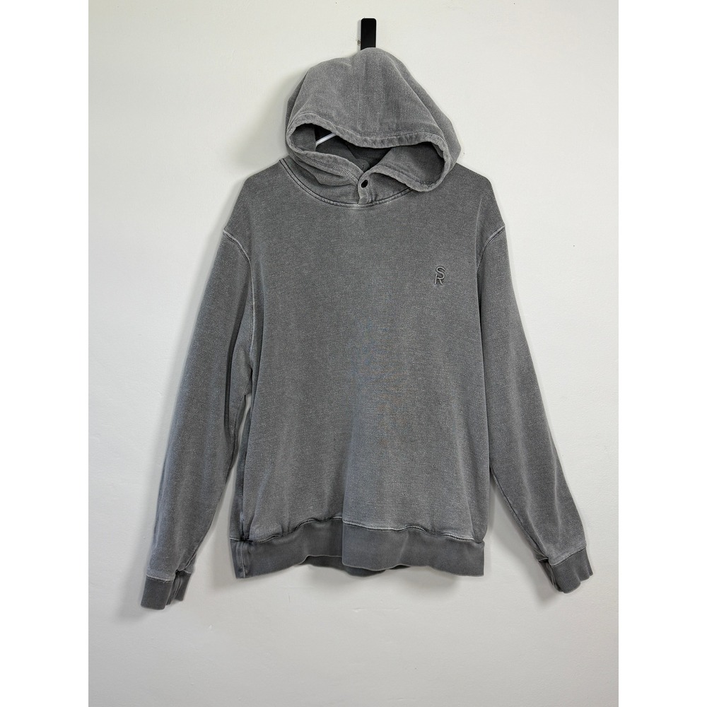 Outerknown Hemp Hoodie Sz L Surfing Snap Neck French Terry Sweatshirt